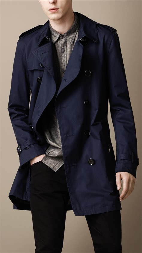 burberry raincoat blue|Burberry raincoat men.